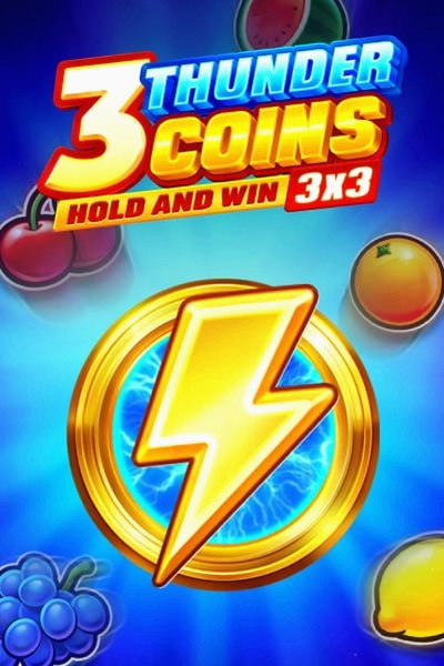 Obálka automatu 3 Thunder Coins: Hold and Win v lobby Kingmaker Casino